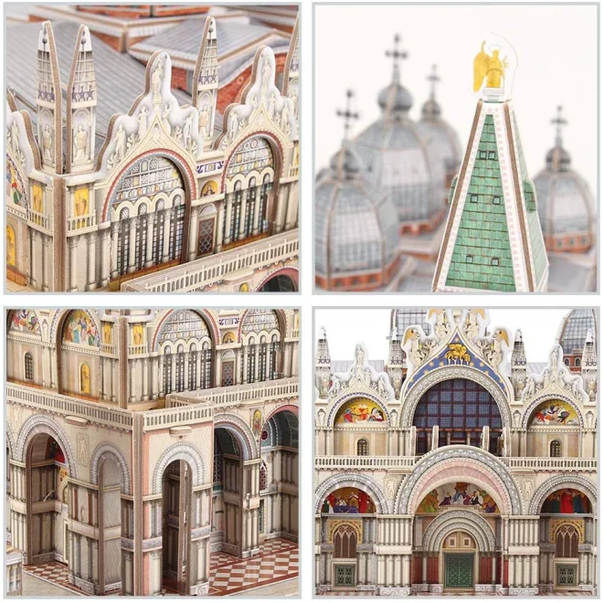 3D puzzle National Geographic: Náměstí svatého Marka 107 dílků