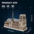 CUBICFUN 3D puzzle Katedrála Notre-Dame 293 dílků (Master Collection)
