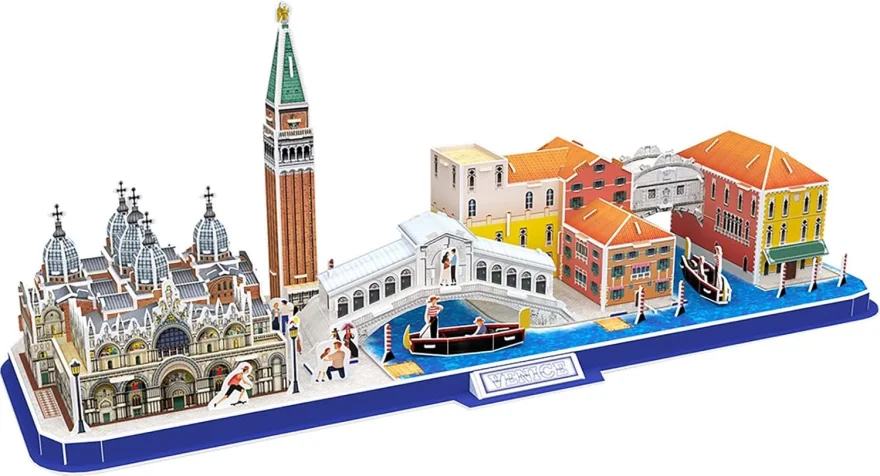 3D puzzle CityLine panorama: Benátky 126 dílků