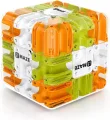 Hlavolam Norimpex Ball Rolling Cube Labyrint v kostce 3x3 zeleno-oranžový