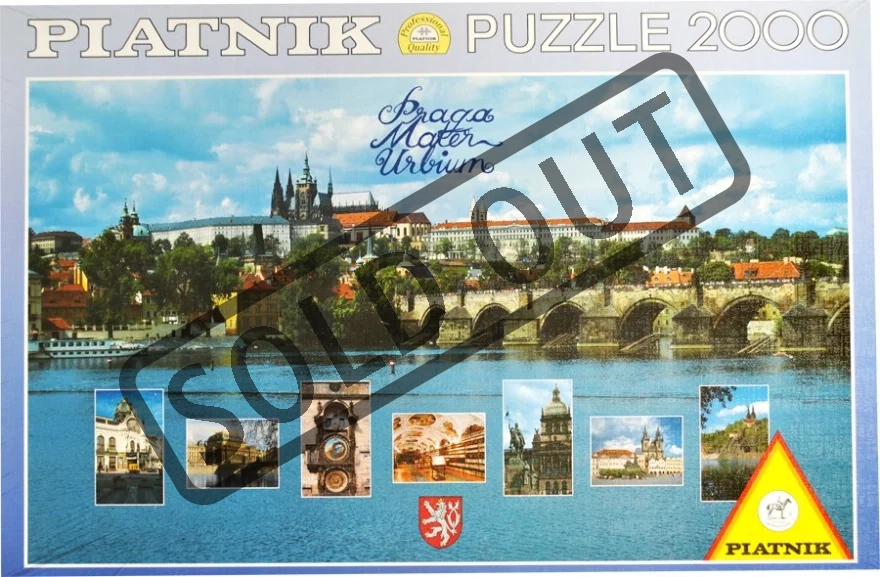PIATNIK Puzzle Pražský hrad a Malá strana 2000 dílků