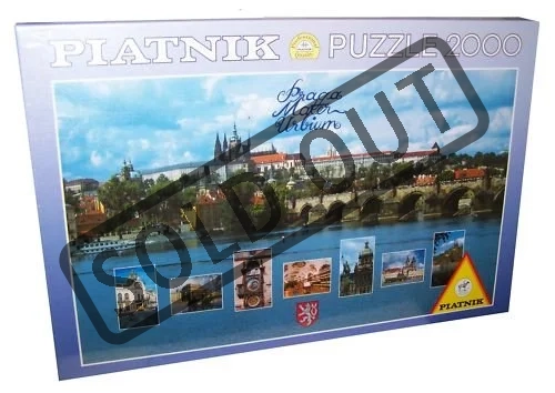 PIATNIK Puzzle Pražský hrad a Malá strana 2000 dílků