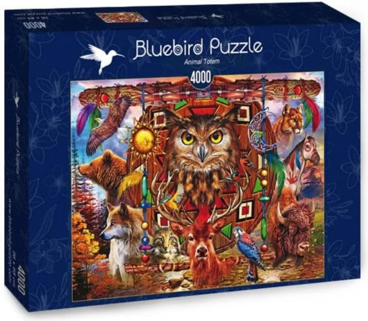 BLUEBIRD Puzzle Zvířecí totem 4000 dílků