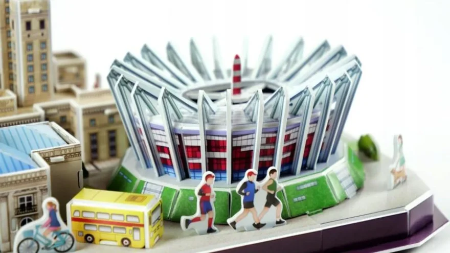 3D puzzle CityLine panorama: Varšava 159 dílků