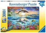 RAVENSBURGER Puzzle Ráj delfínů XXL 300 dílků