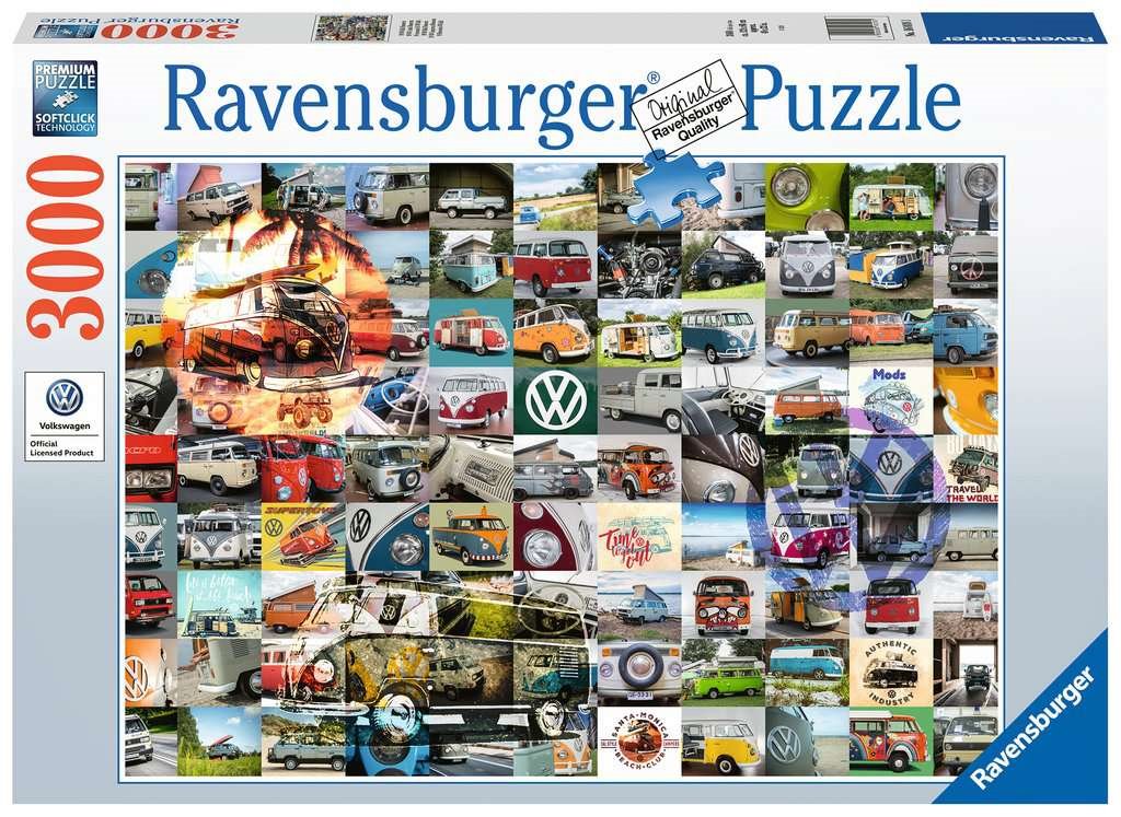 RAVENSBURGER Puzzle 99 fotografií VW 3000 dílků