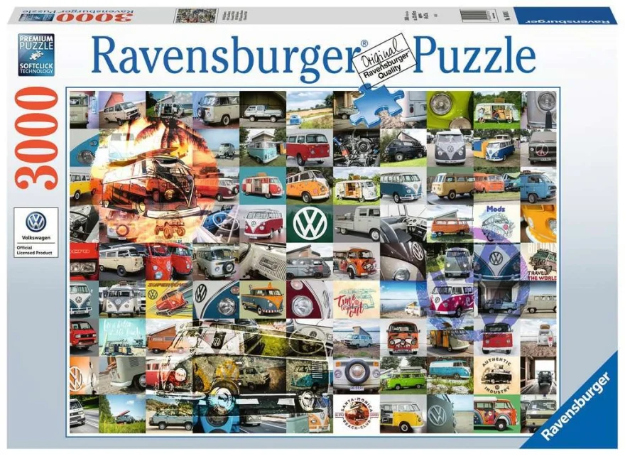 RAVENSBURGER Puzzle 99 fotografií VW 3000 dílků