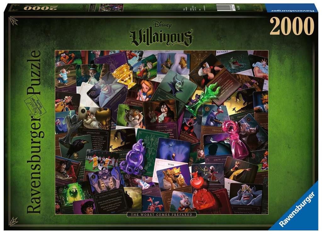 RAVENSBURGER Puzzle Disney Villainous: Ti nejhorší přicházejí připraveni 2000 dílků
