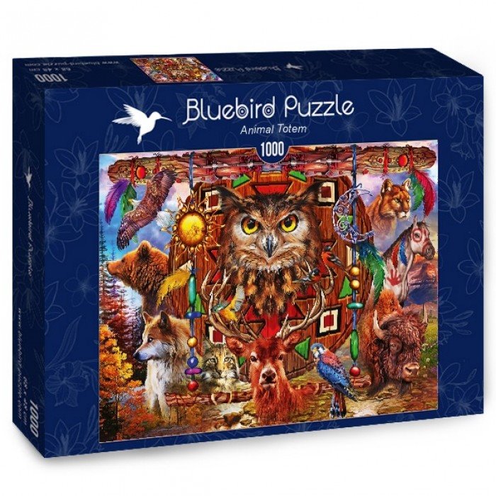 Puzzle Zvířecí totem 1000 dílků