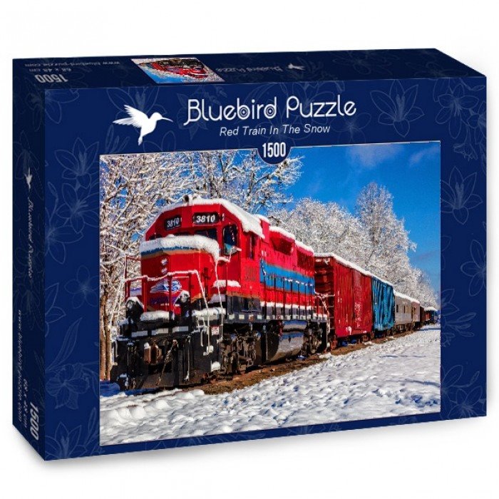 Bluebird Puzzle Vlak v zimě 1500 dílků
