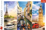 Trefl Puzzle Výlet po Evropě 4000 dílků