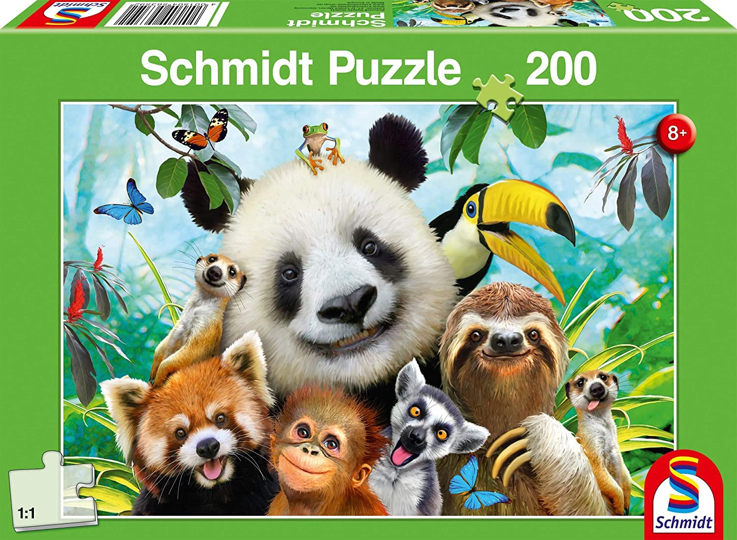 SCHMIDT Puzzle Zvířecí zábava 200 dílků