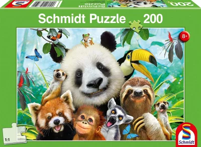 Puzzle Zvířecí zábava 200 dílků