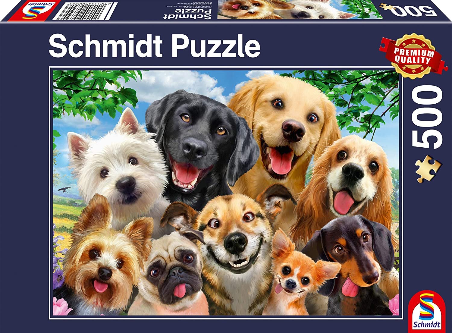 Schmidt Psí selfie 500 dílků