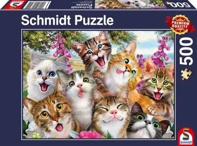 Puzzle Kočičí selfie 500 dílků