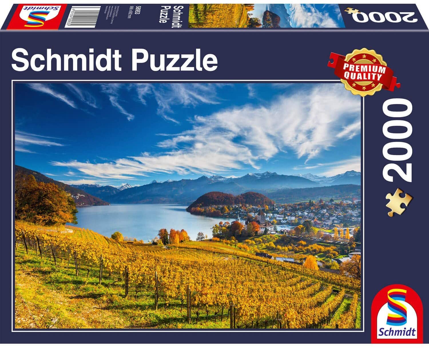 SCHMIDT Puzzle Vinohrady 2000 dílků