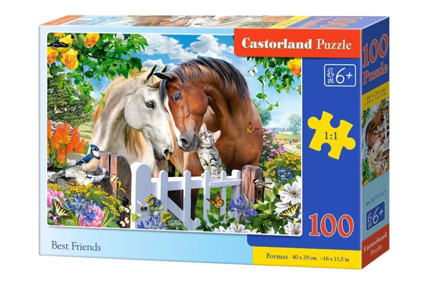 CASTORLAND Puzzle Nejlepší přátelé 100 dílků