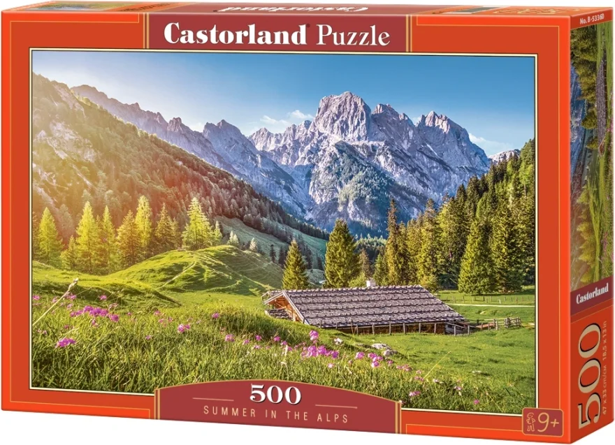 CASTORLAND Puzzle Léto v Alpách 500 dílků