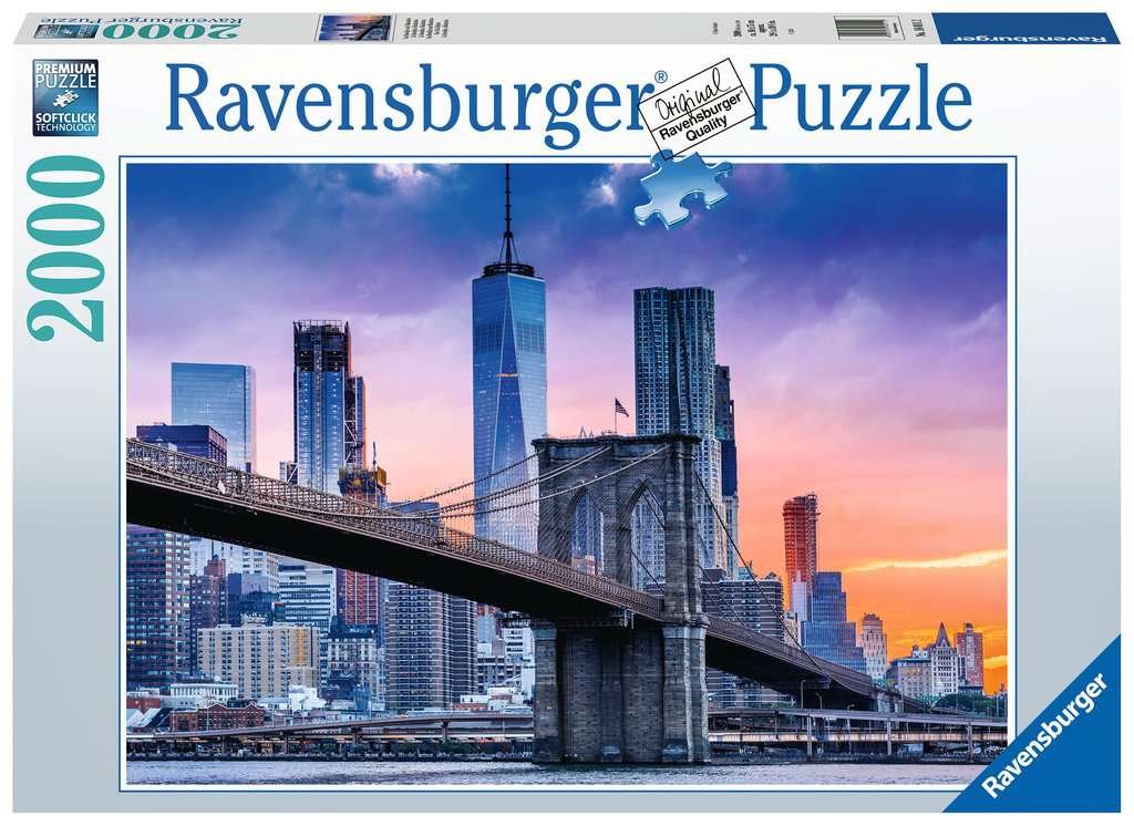 RAVENSBURGER Puzzle Newyorské mrakodrapy 2000 dílků