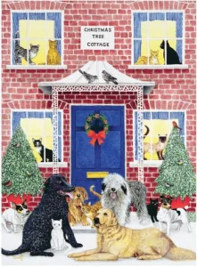 Puzzle Vánoční domek 1000 dílků