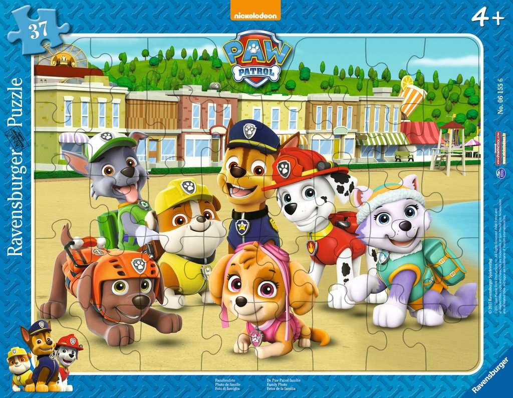 RAVENSBURGER Puzzle Tlapková patrola: Rodinné foto 37 dílků
