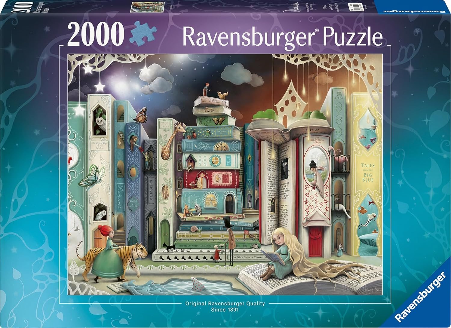 Puzzle 2000 prvků Pohádková ulička