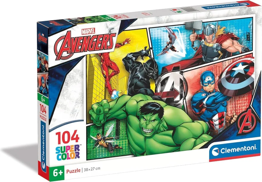 CLEMENTONI Puzzle Avengers 104 dílků