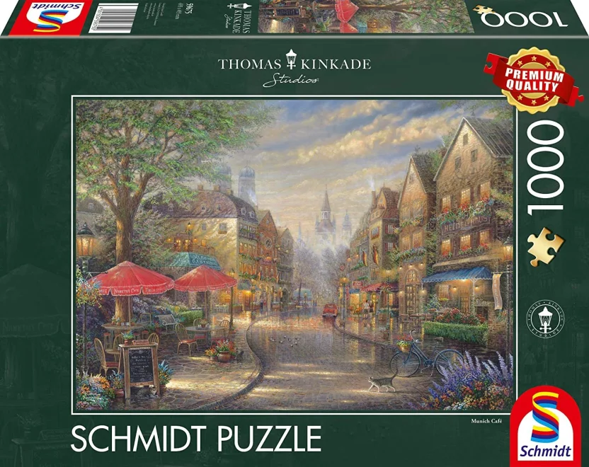 SCHMIDT Puzzle Kavárna v Mnichově 1000 dílků
