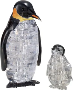 3D Crystal puzzle Tučňáci 43 dílků