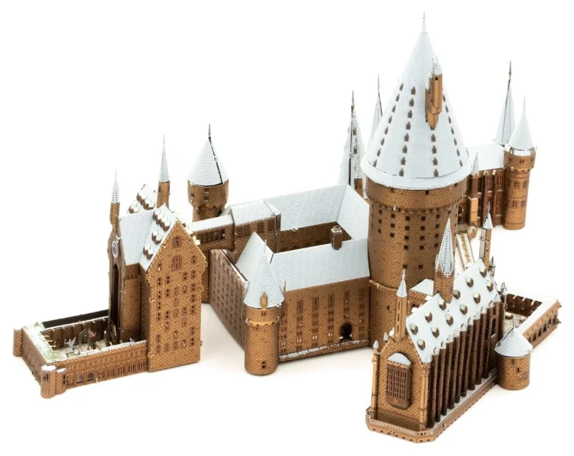 METAL EARTH 3D puzzle Harry Potter: Zasněžený Bradavický hrad (ICONX)