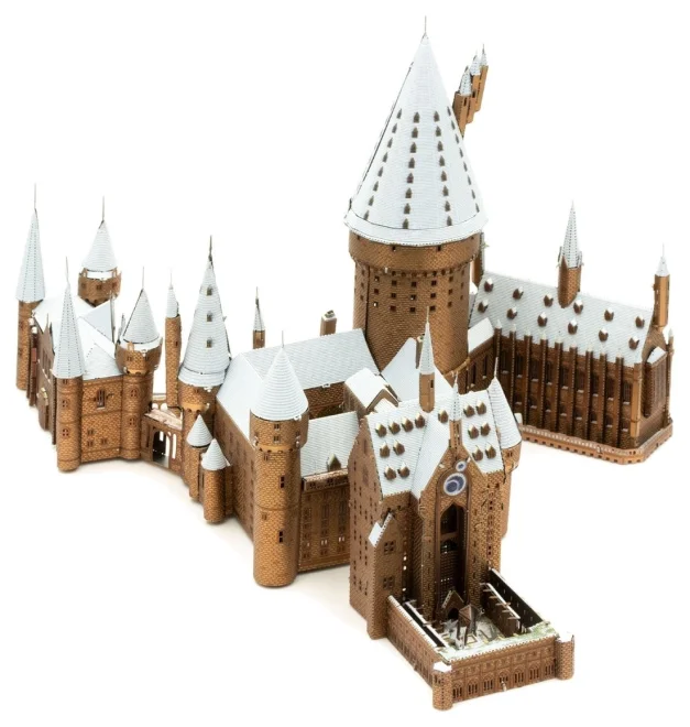 METAL EARTH 3D puzzle Harry Potter: Zasněžený Bradavický hrad (ICONX)
