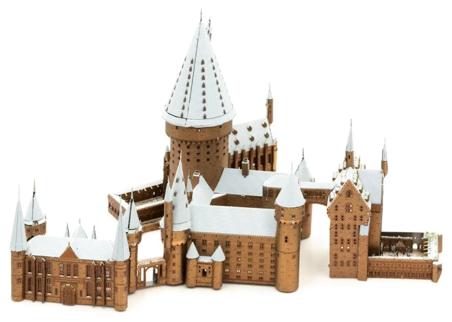 METAL EARTH 3D puzzle Harry Potter: Zasněžený Bradavický hrad (ICONX)