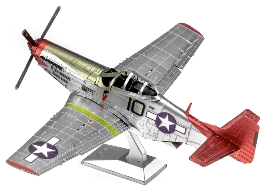 METAL EARTH 3D puzzle Tuskegee Airmen P-51D Mustang (ICONX)
