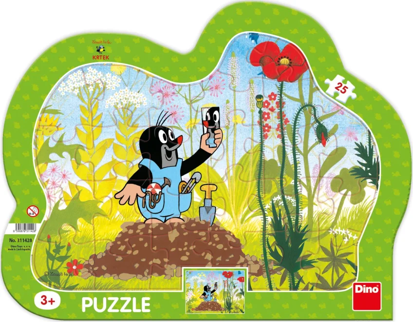 DINO Puzzle Krtek a kalhoty 25 dílků