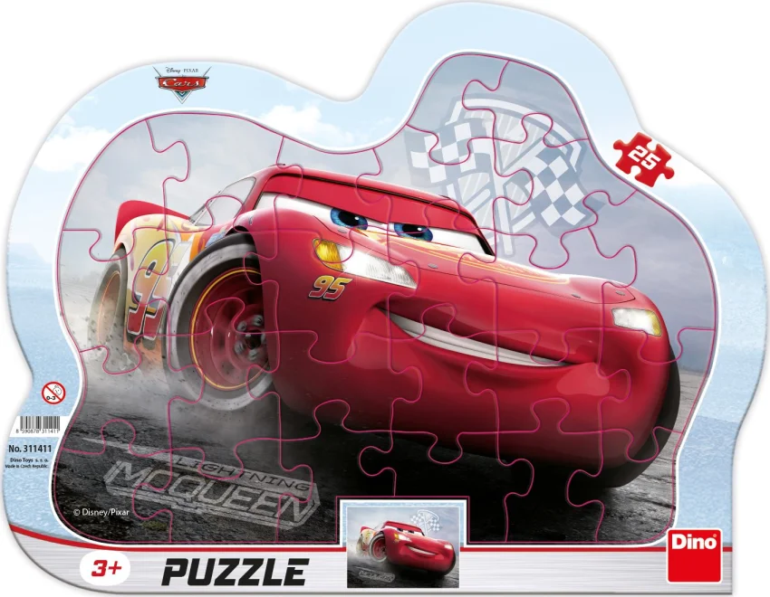 DINO Puzzle Blesk McQueen 25 dílků