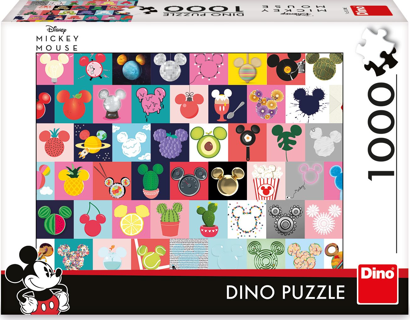DINO Puzzle Mickeyho uši 1000 dílků
