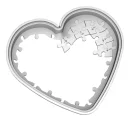 RAVENSBURGER 3D puzzle Srdce Ledové království 2, 54 dílků