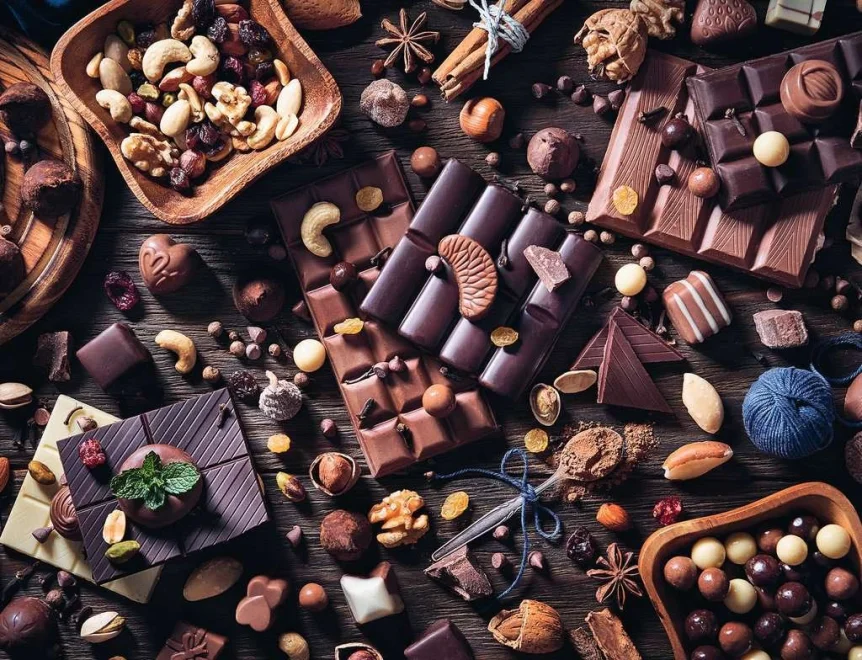 RAVENSBURGER Puzzle Čokoládový ráj 2000 dílků