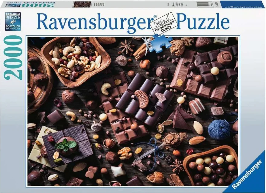RAVENSBURGER Puzzle Čokoládový ráj 2000 dílků