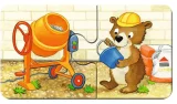 Ravensburger Moje první puzzle Zvířátka na stavbě 9x2 dílků