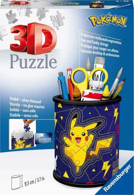RAVENSBURGER 3D puzzle stojan: Pokémon 57 dílků