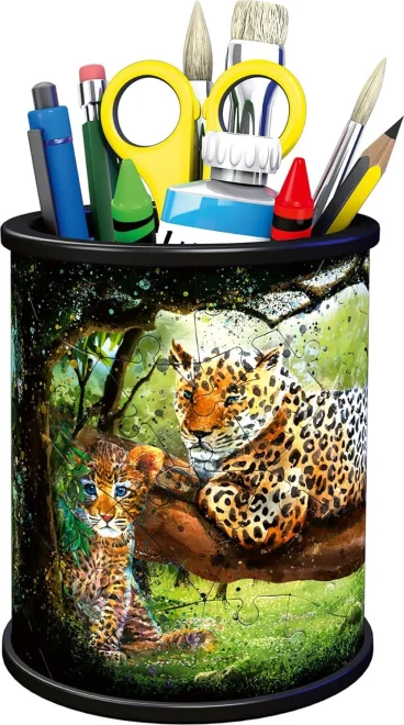 Ravensburger 3D puzzle stojan: Levharti 57 dílků