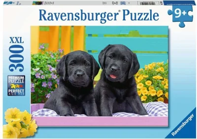 Puzzle Černí labradoři XXL 300 dílků