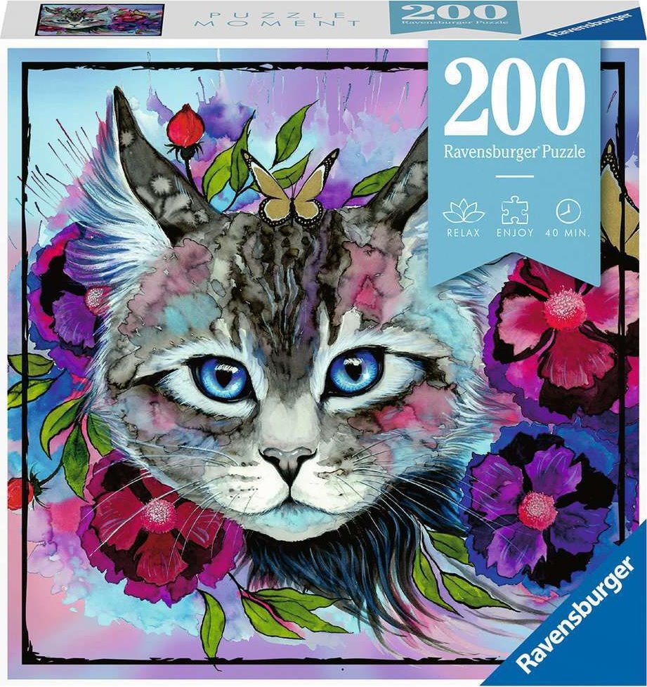 Ravensburger puzzle Cateye 200 dílků