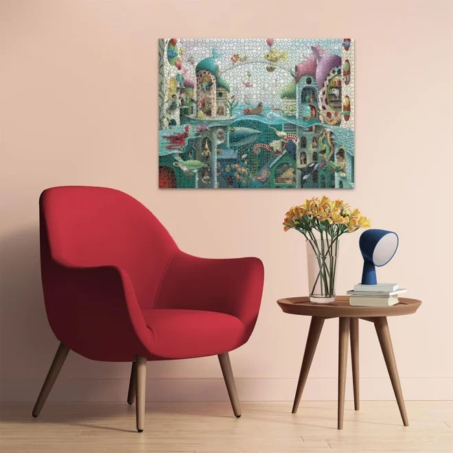RAVENSBURGER Puzzle Kdyby ryby mohly chodit 2000 dílků