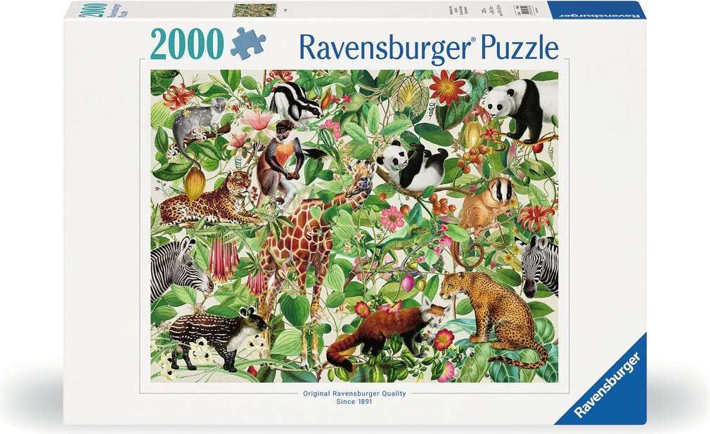 RAVENSBURGER Puzzle Džungle 2000 dílků