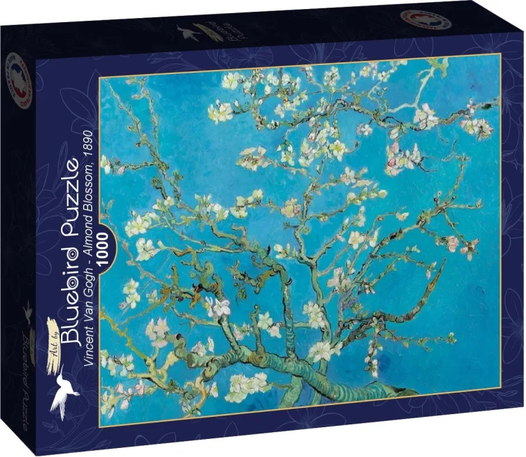 Puzzle Bluebird 1000 dílků V. van Gogh - Květoucí větve mandloně, 1890