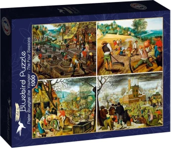 Puzzle Bluebird 1000 dílků P. Brueghel ml. - Čtyři roční období