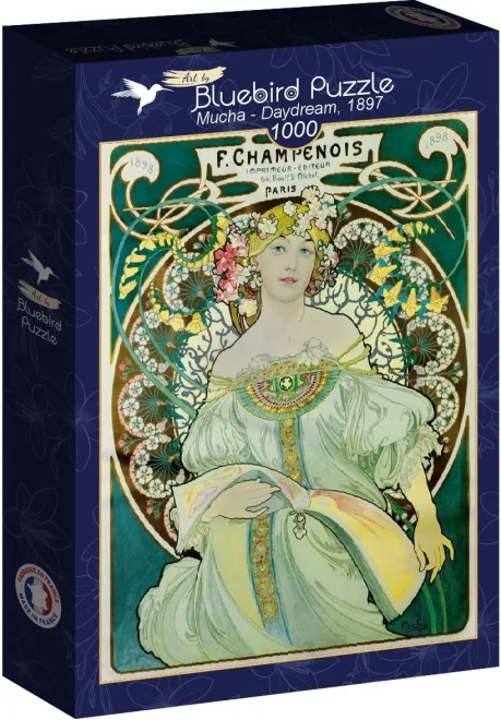 Puzzle Bluebird 1000 dílků A. Mucha - Snění, 1897