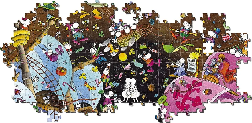 CLEMENTONI Puzzle Mordillo: Polibek 6000 dílků